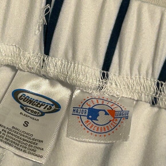 Concepts White New York Yankees Vigor Pinstripe Sleep Pant - Picture 8 of 12